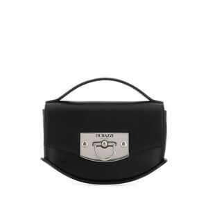 Durazzi Women Black Leather Mini Swing Handbag